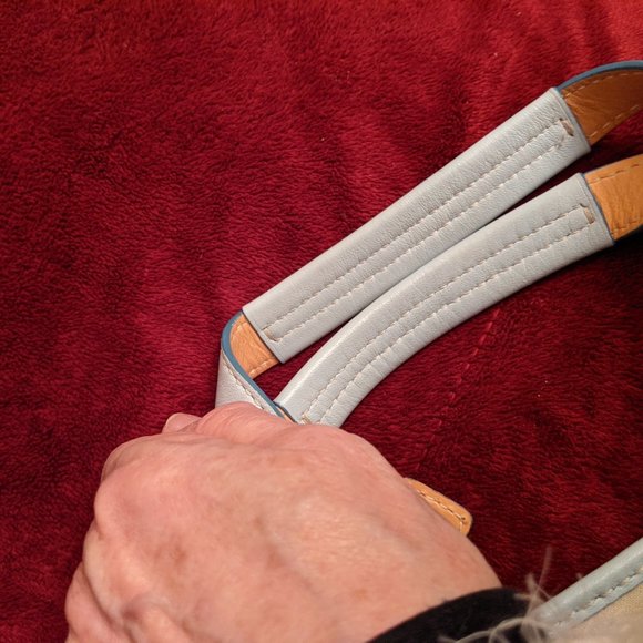 Coach Blue Soho Satchel Bag - Picture 12 of 13